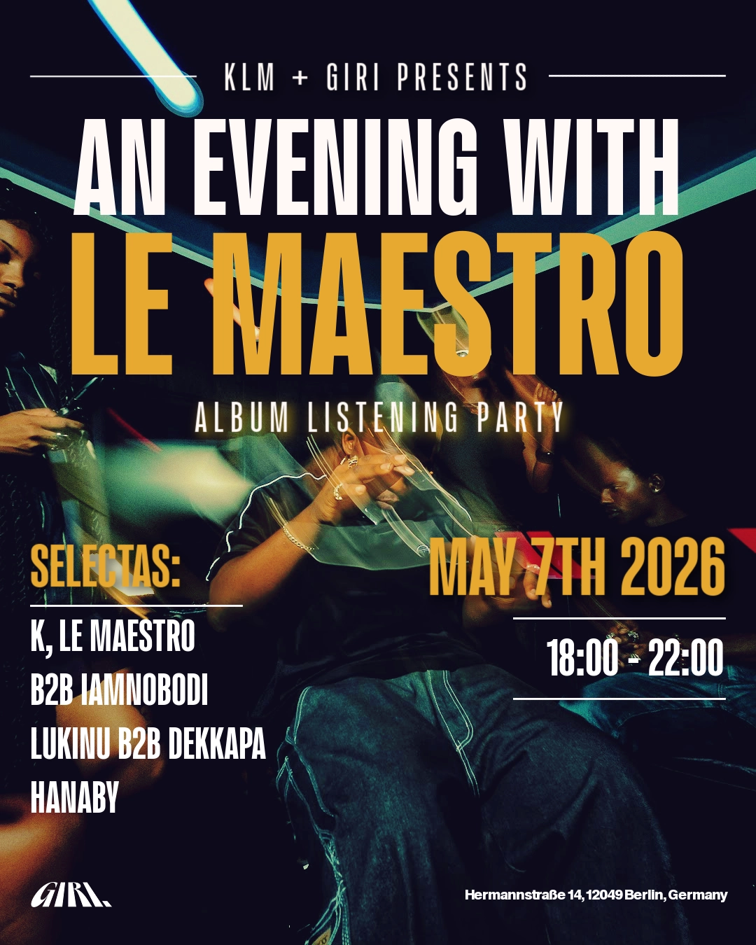 K, Le Maestro - Album listening session