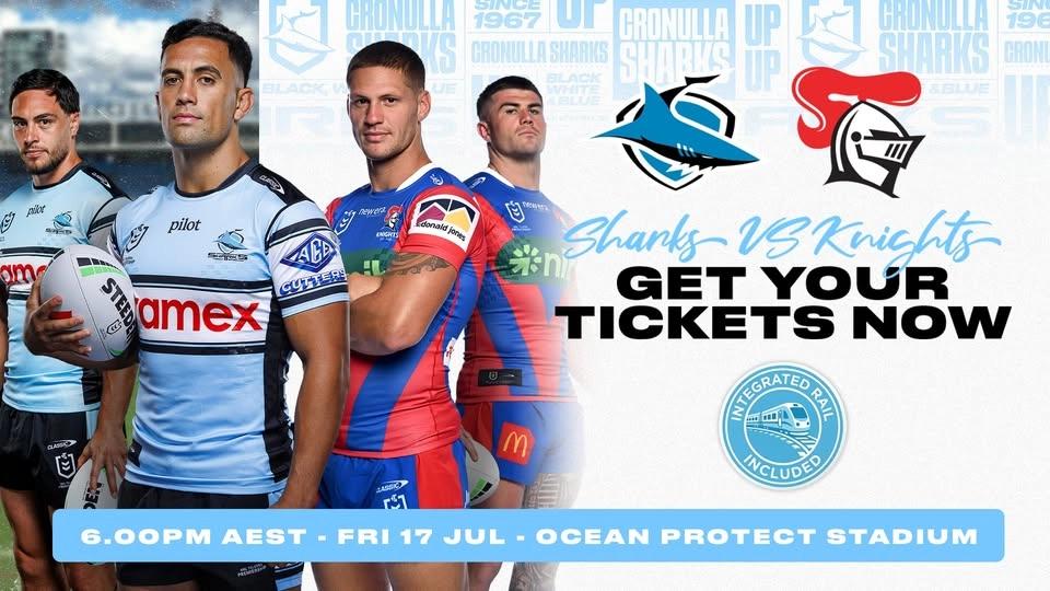 2026 NRL Telstra Premiership - Cronulla Sharks v Newcastle Knights