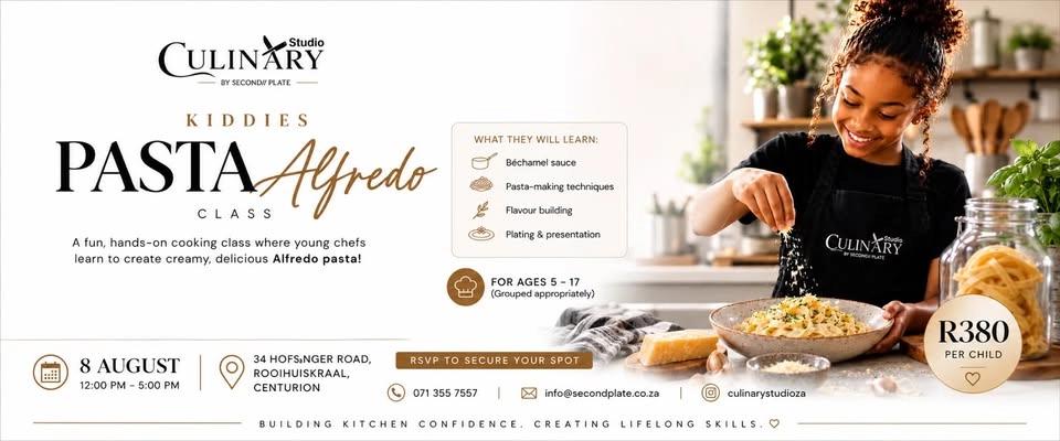 Kids & Teens Cooking Class: Pasta Alfredo