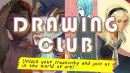 đïžđïž "DRAWING CLUB" Drawing, Illustration, Cartoon Meetup = æç» ă€ă©ăčă æŒ«ç» äș€æ”äŒ
