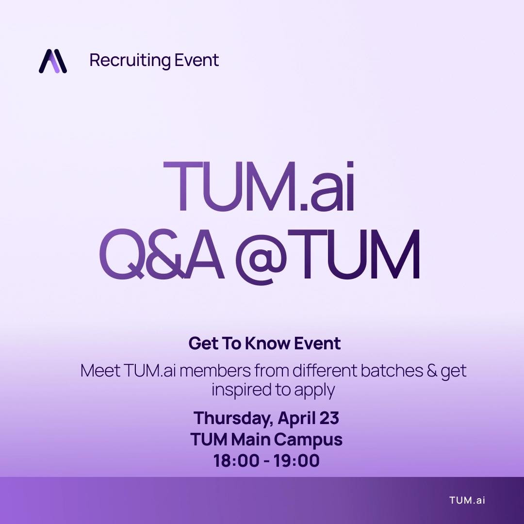 TUM.ai Application Q&A @ TUM