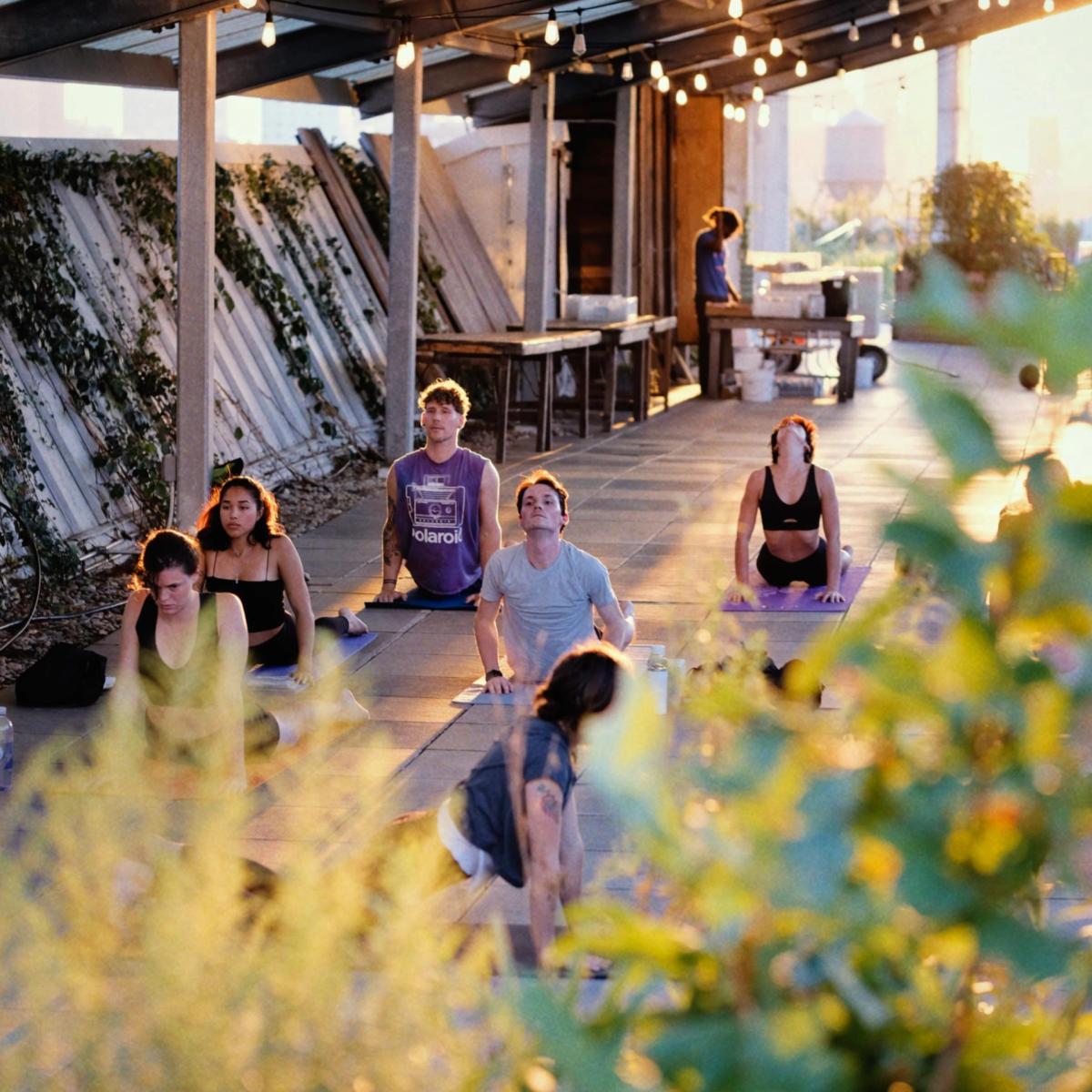 Rooftop Yoga