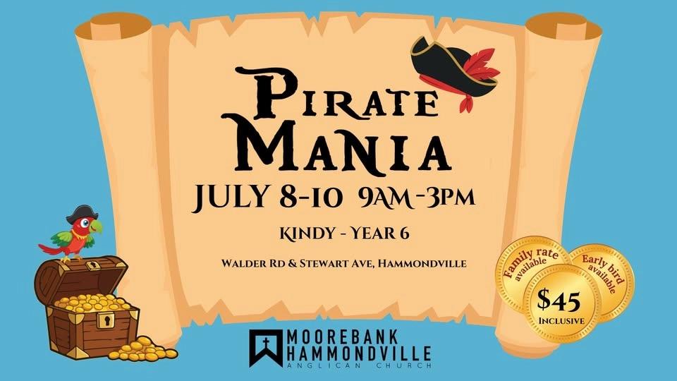 Pirate Mania Holiday Kids Club
