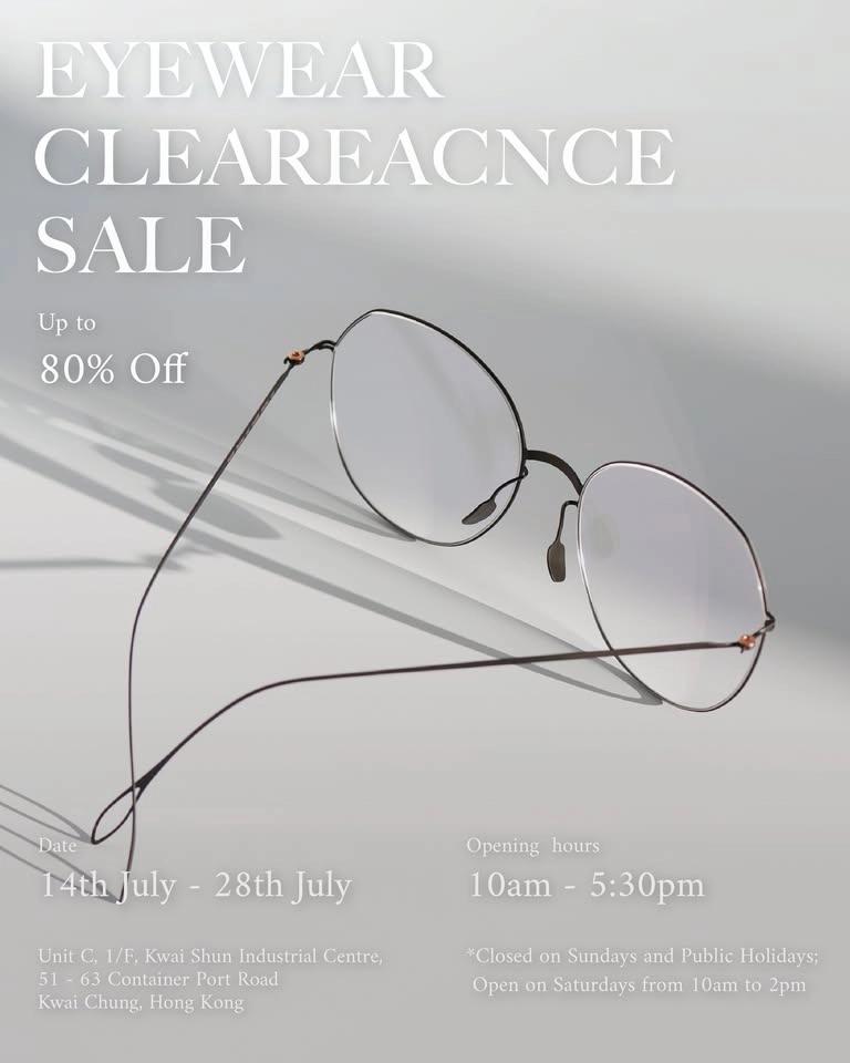 Eyewear Cleareance Sale 2026