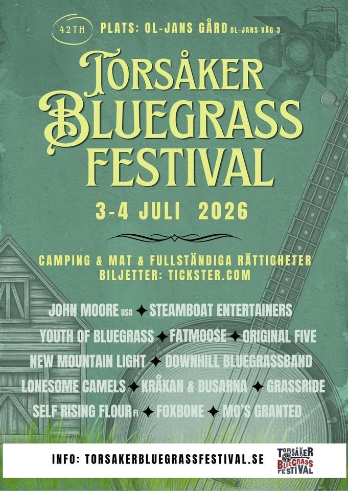 Torsåker Bluegrassfestival 2026