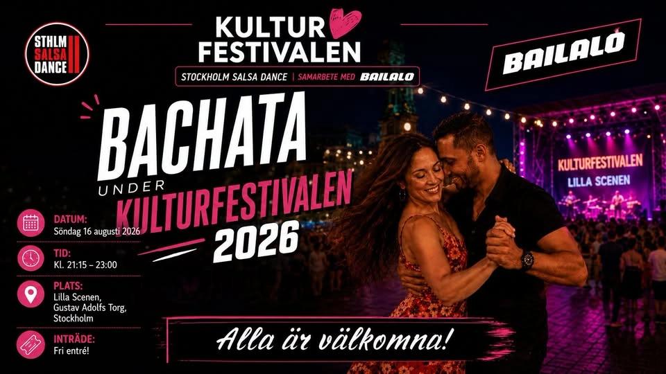 Bachata under Kulturfestivalen 2026