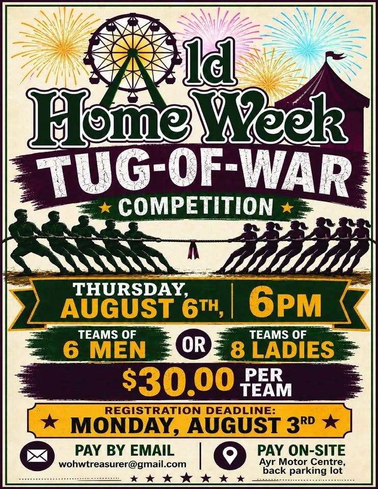 Old Home Week Tug-of-War Competition