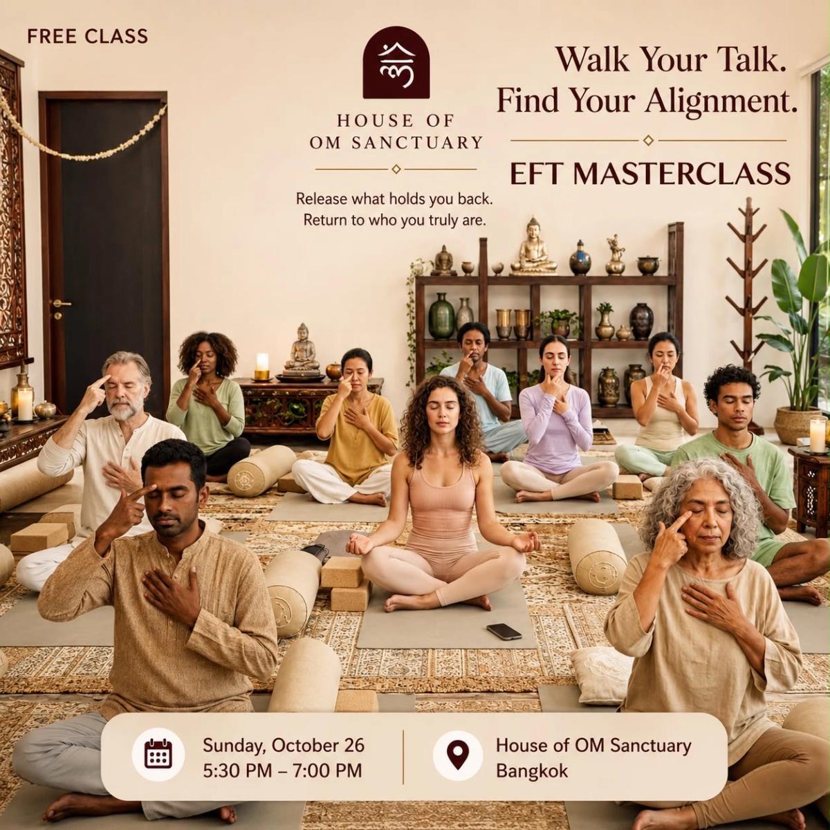 FREE Masterclass: EFTMRA Tapping for Stress Relief & Emotional Balance