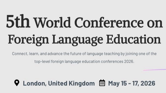 5th World Conference on Foreign Language Education