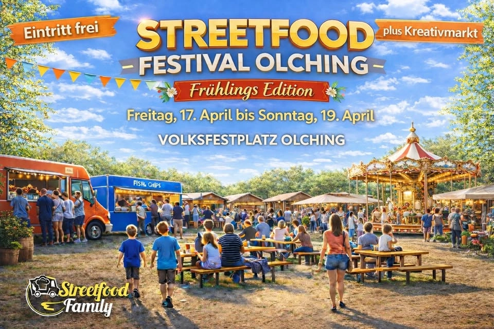 Streetfood Festival Olching + Kreativmarkt - Eintritt frei!