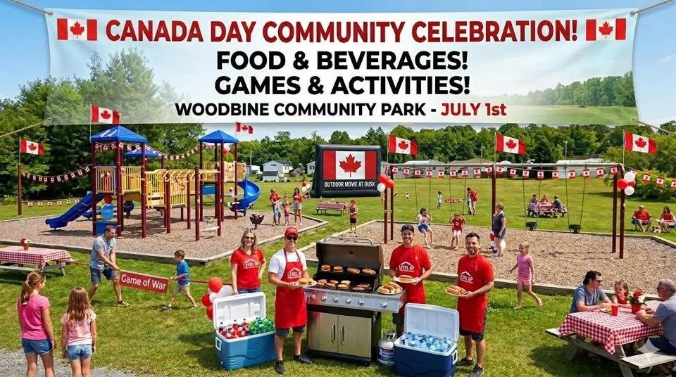 First annual Woodbine Canada Day Event
