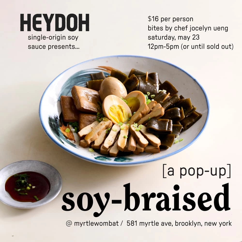 SOY-BRAISED (a pop-up)