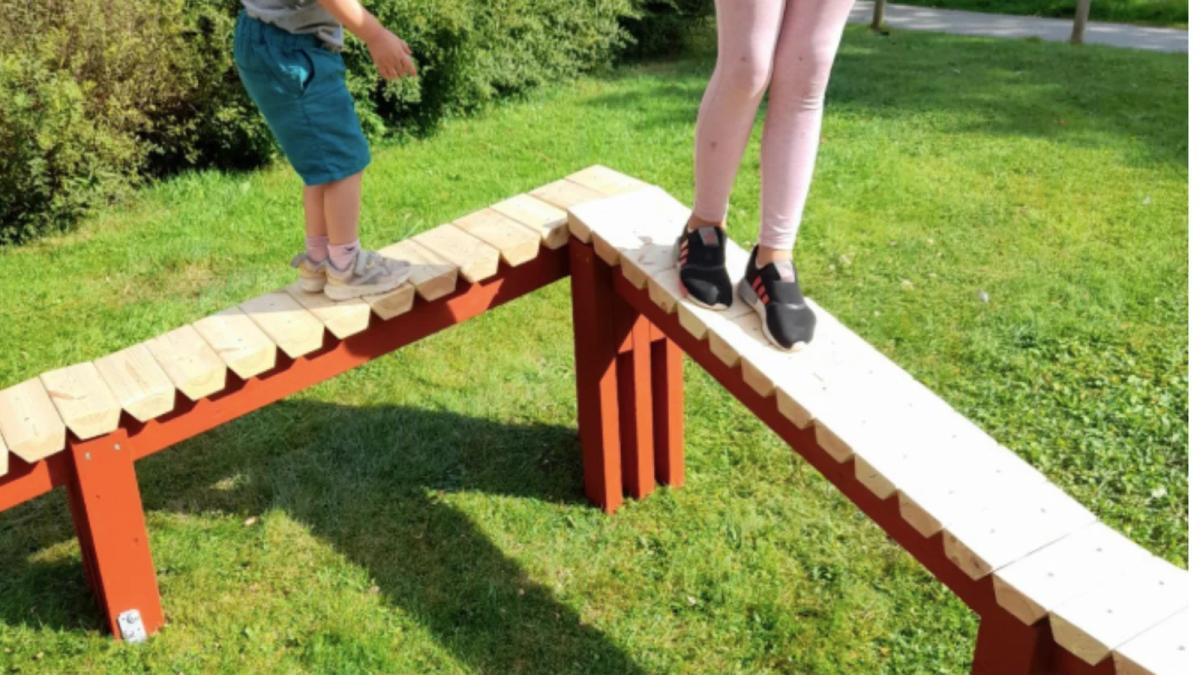 Levande balansbana med Växtvärket