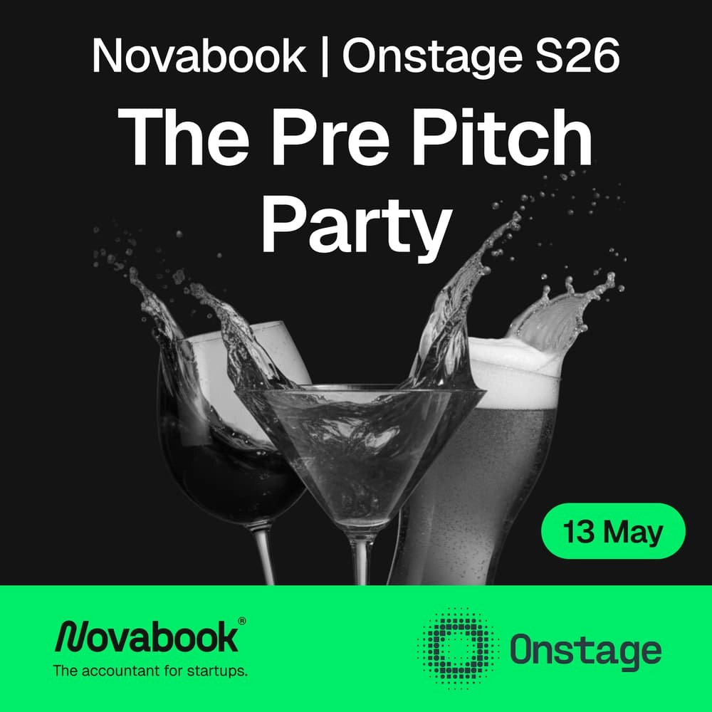 Novabook | Onstage S26 The Pre Pitch Party