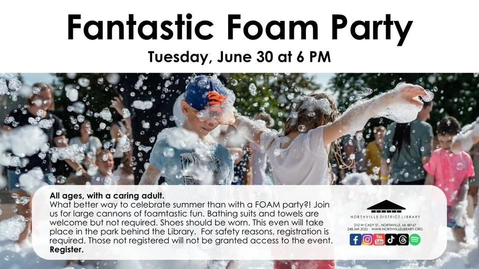 NDL Fantastic Foam Party