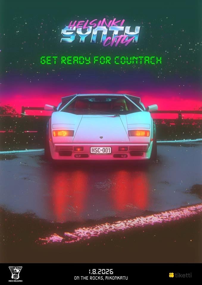 Helsinki Synth City - Get ready for Countach