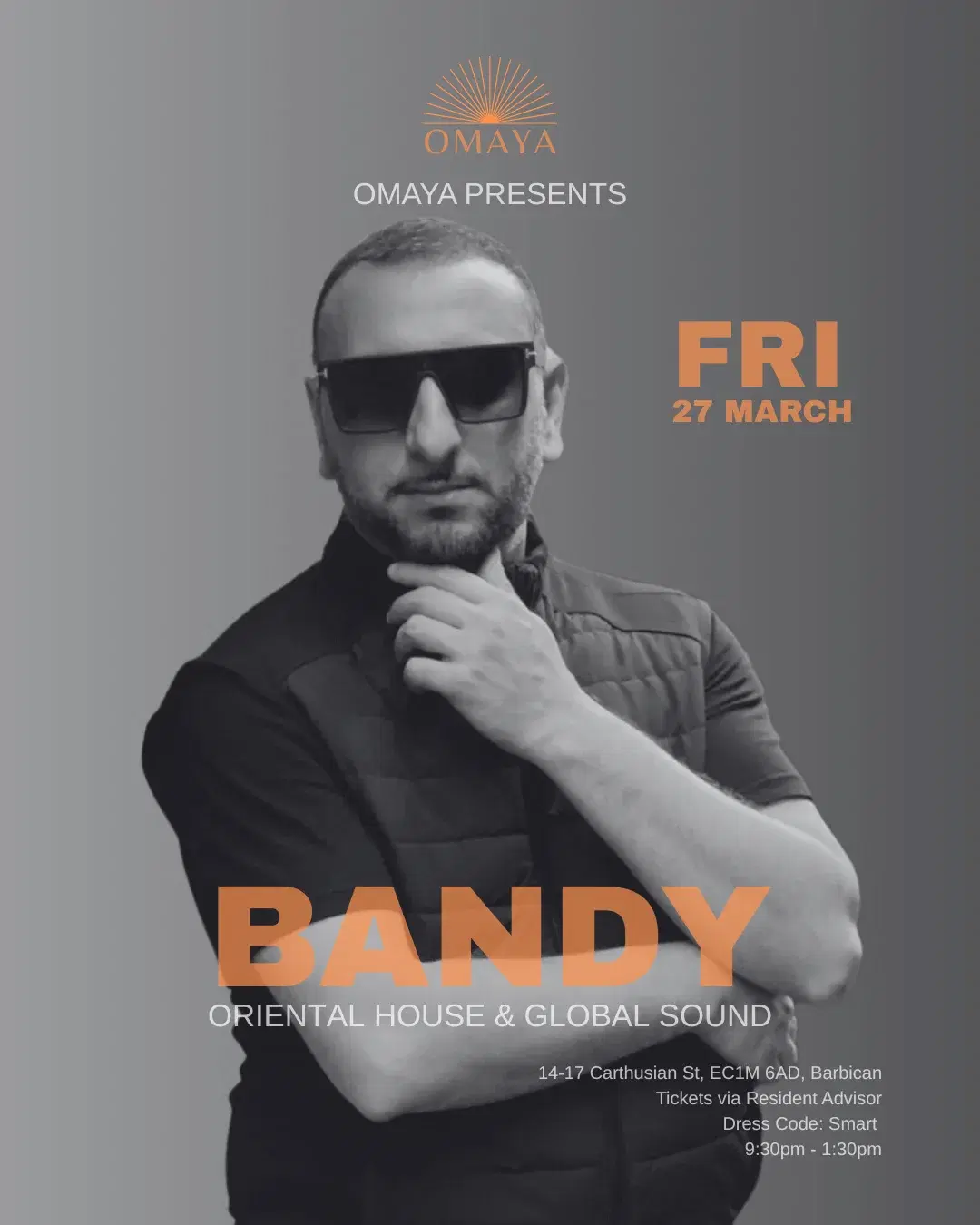 Omaya presents: Bandy (Oriental, Afro House & Global Sound)