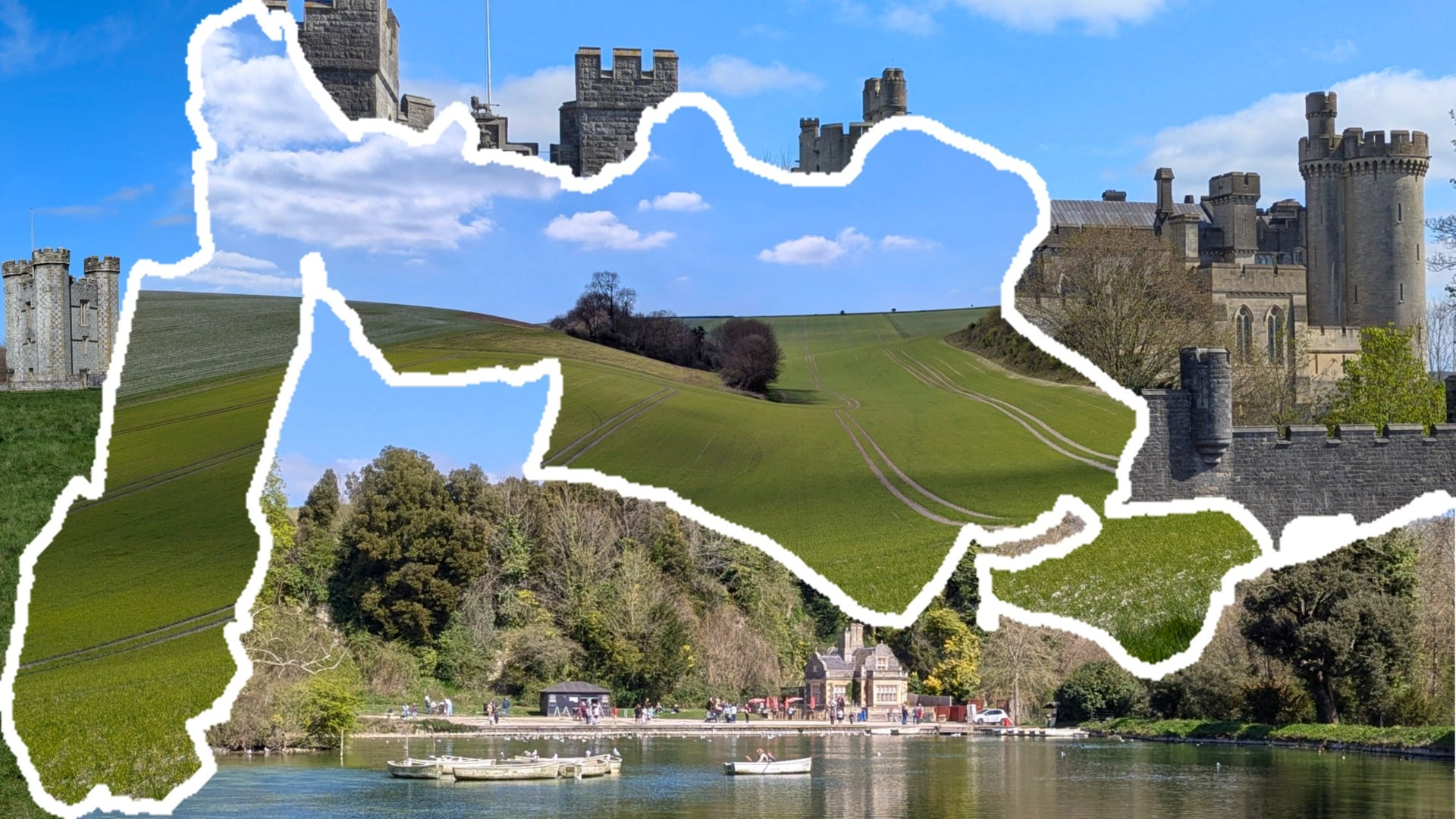🟠🚶🏻Hike: Arundel via River Arun & Amberley (🌱 wild garlic season)