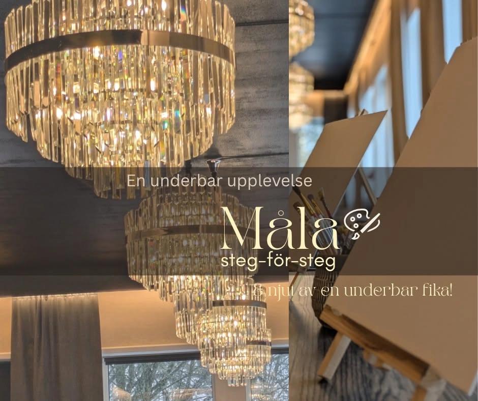 Måla med en konstnär & njut av en underbar fika! För nybörjare