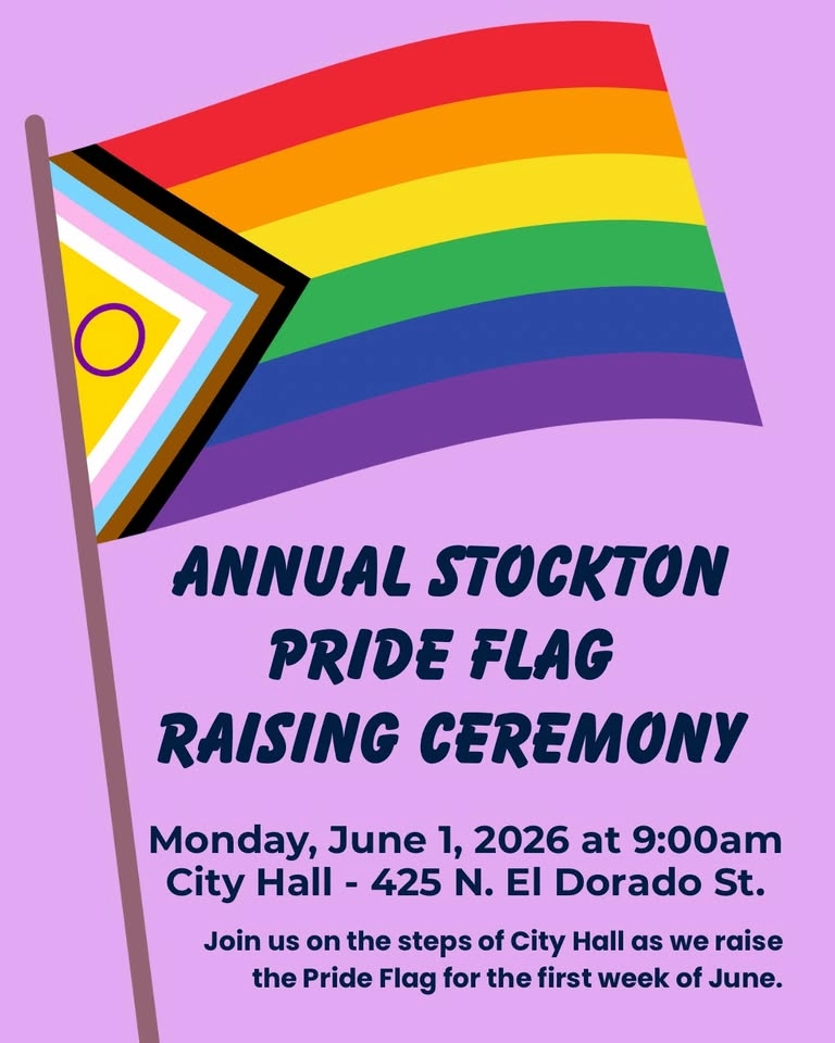 Stockton Pride Flag Raising 2026