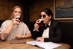 En tidig afton med Dilan och Moa på Grand