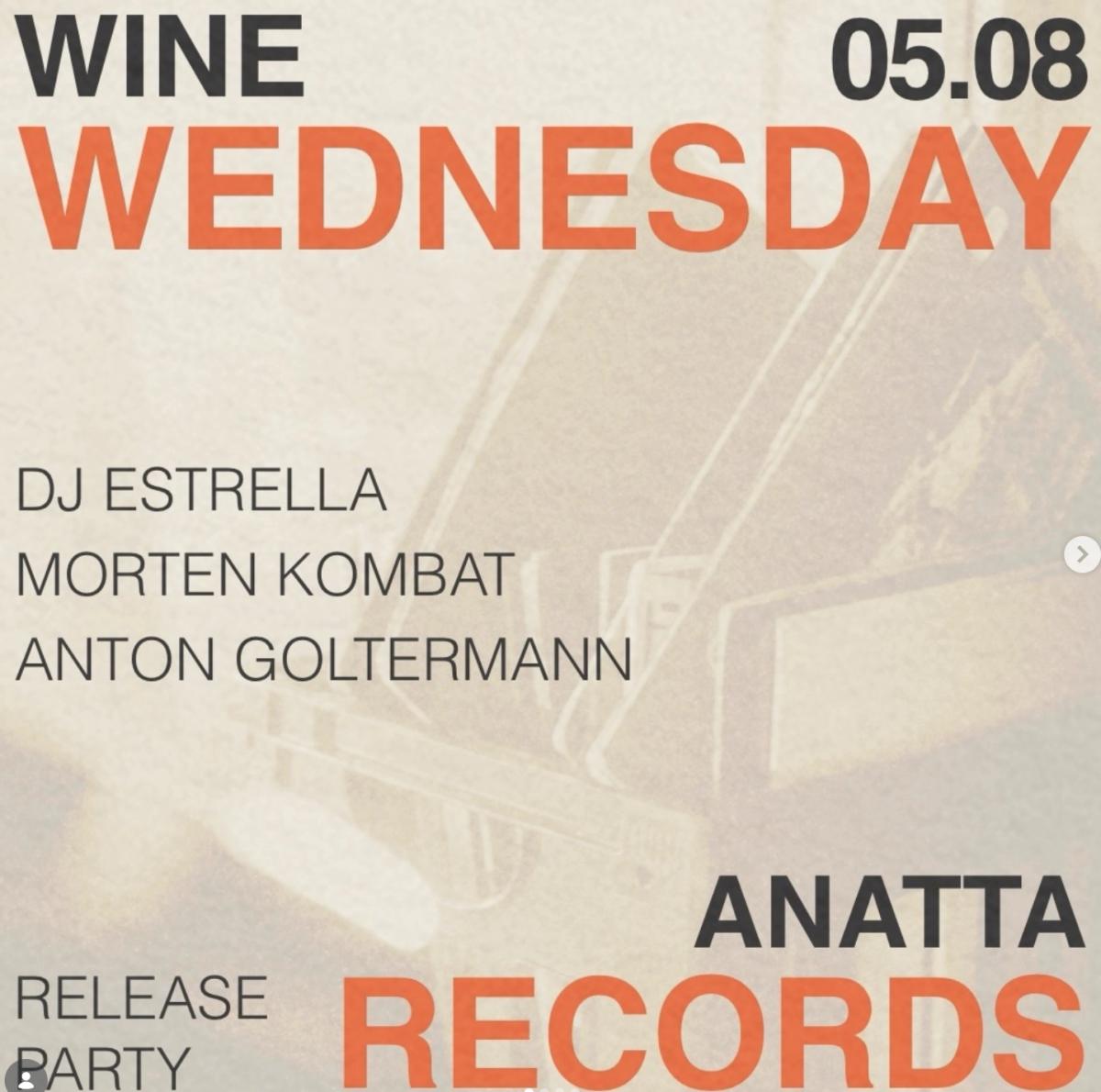Wine Wednesday x Anatta Records