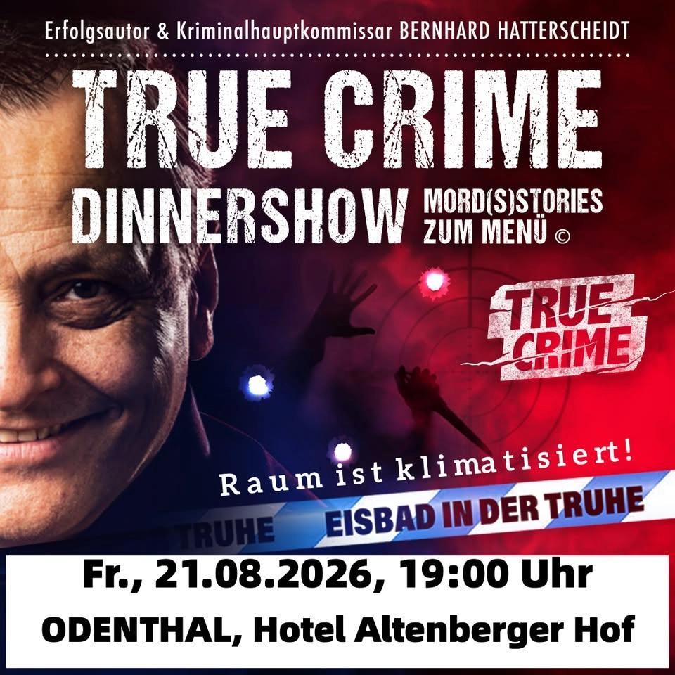 True Crime Dinnershow - EISBAD IN DER TRUHE