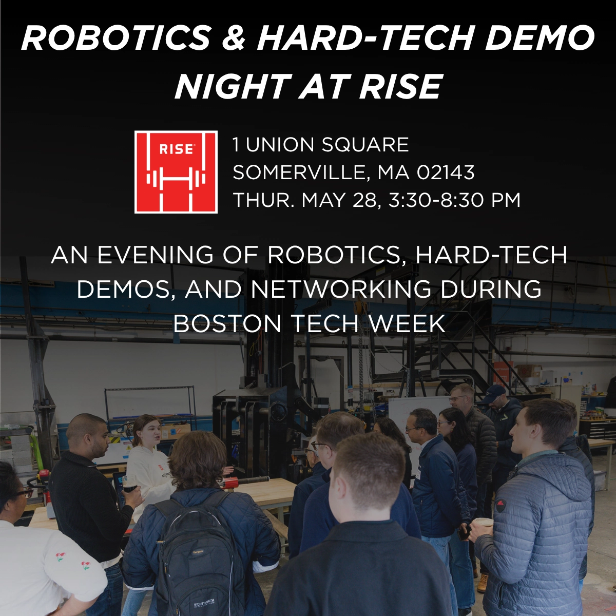 Robotics & Hard Tech Demo Night at RISE Robotics