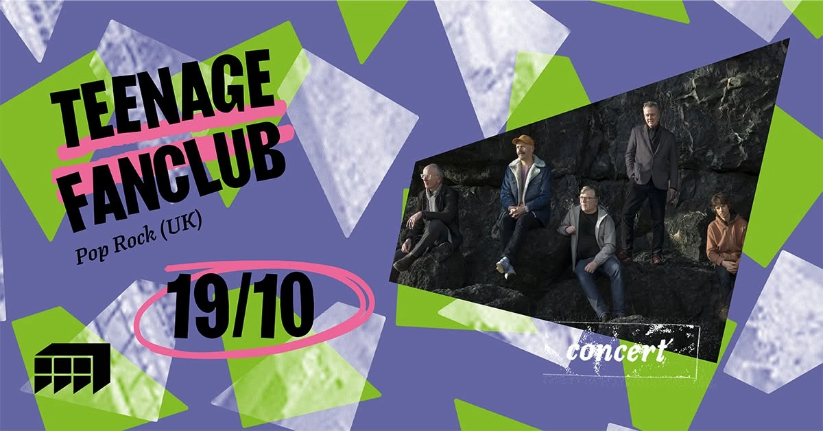 TEENAGE FANCLUB en concert (indie rock legends) · Marché Gare LYON