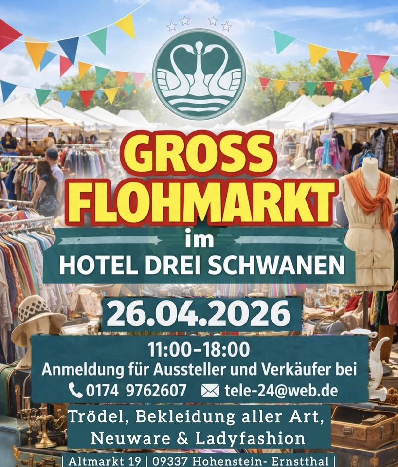 Gross Flohmarkt im Hotel Drei Schwanen
