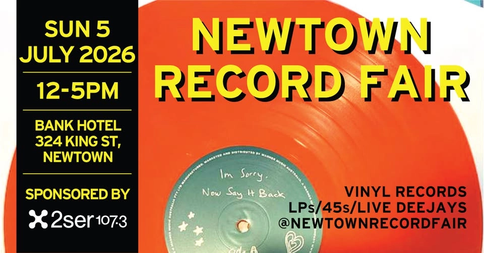 Newtown Record Fair - Sunday 5 July 2026