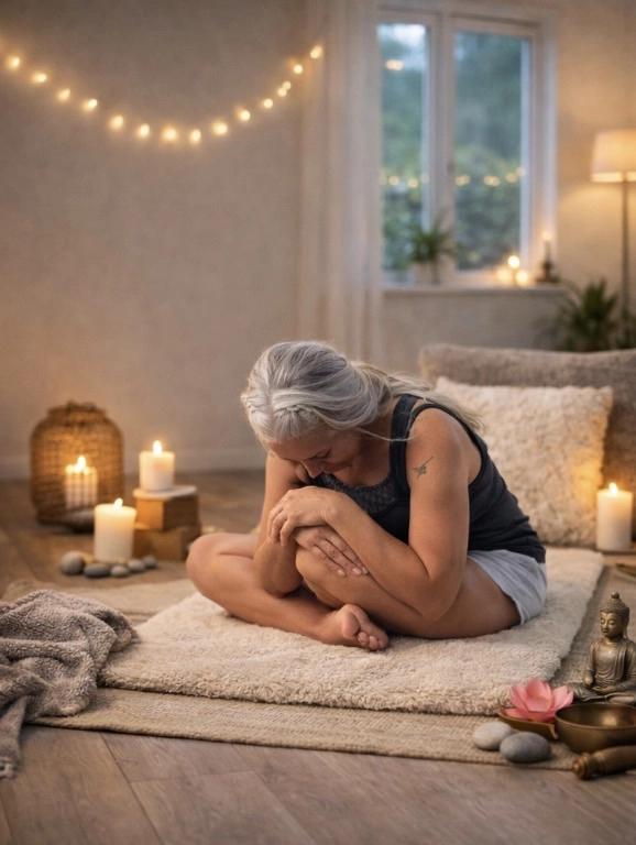 Yinyoga med avslutande healing och vila