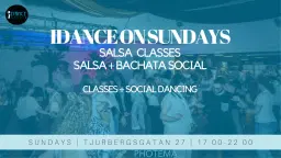 iDance on Sundays – Drop-In Salsa Classes & Social Dancing in Stockholm