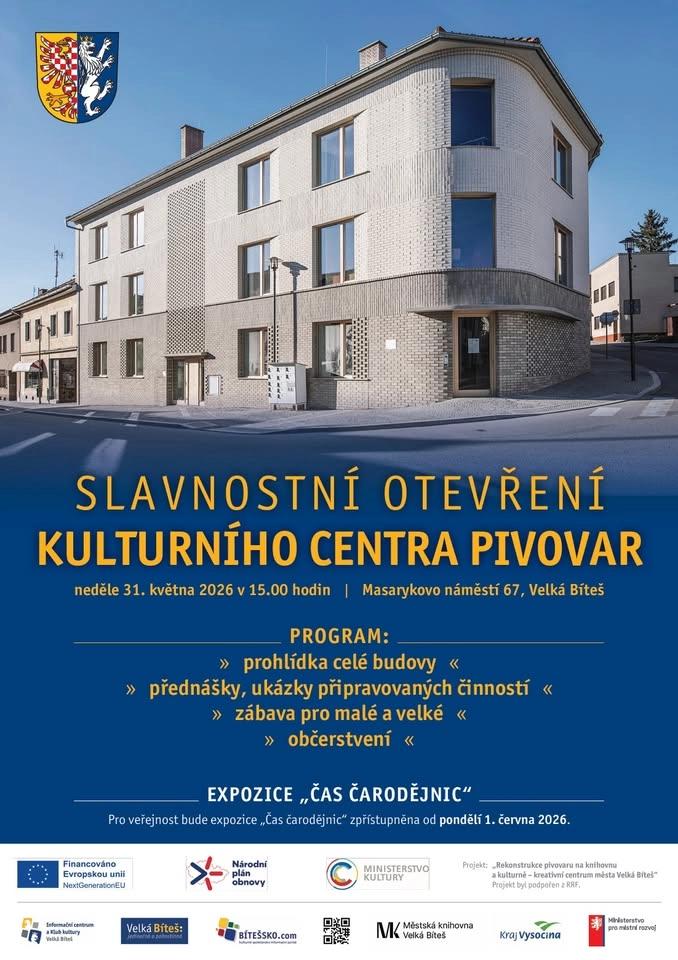 Slavnostní otevření KULTURNÍHO CENTRA PIVOVAR