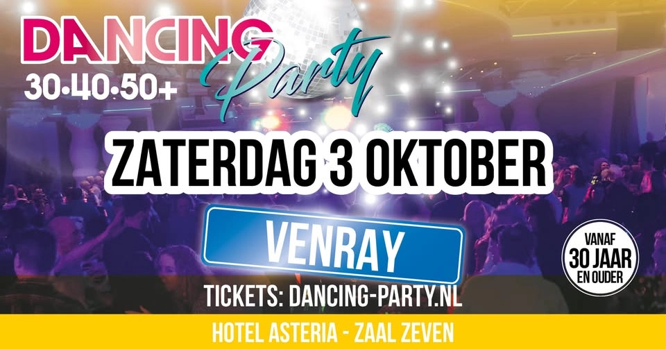 30•40•50+ Dancing Party Venray!