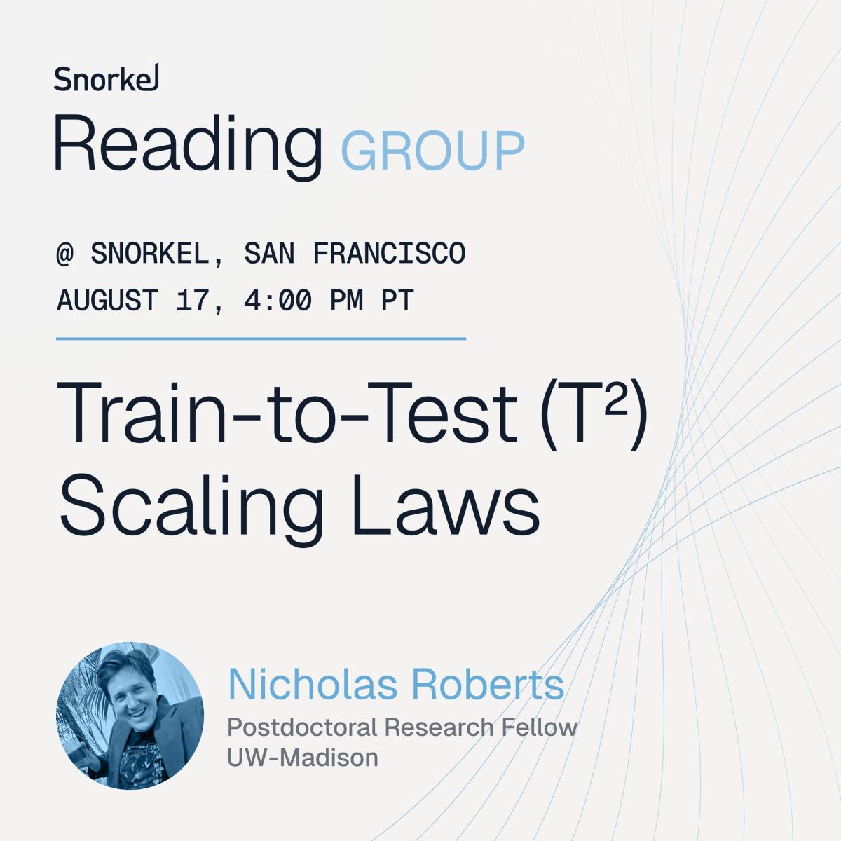 Reading Group (+🧋): Train-to-Test (T²) Scaling Laws