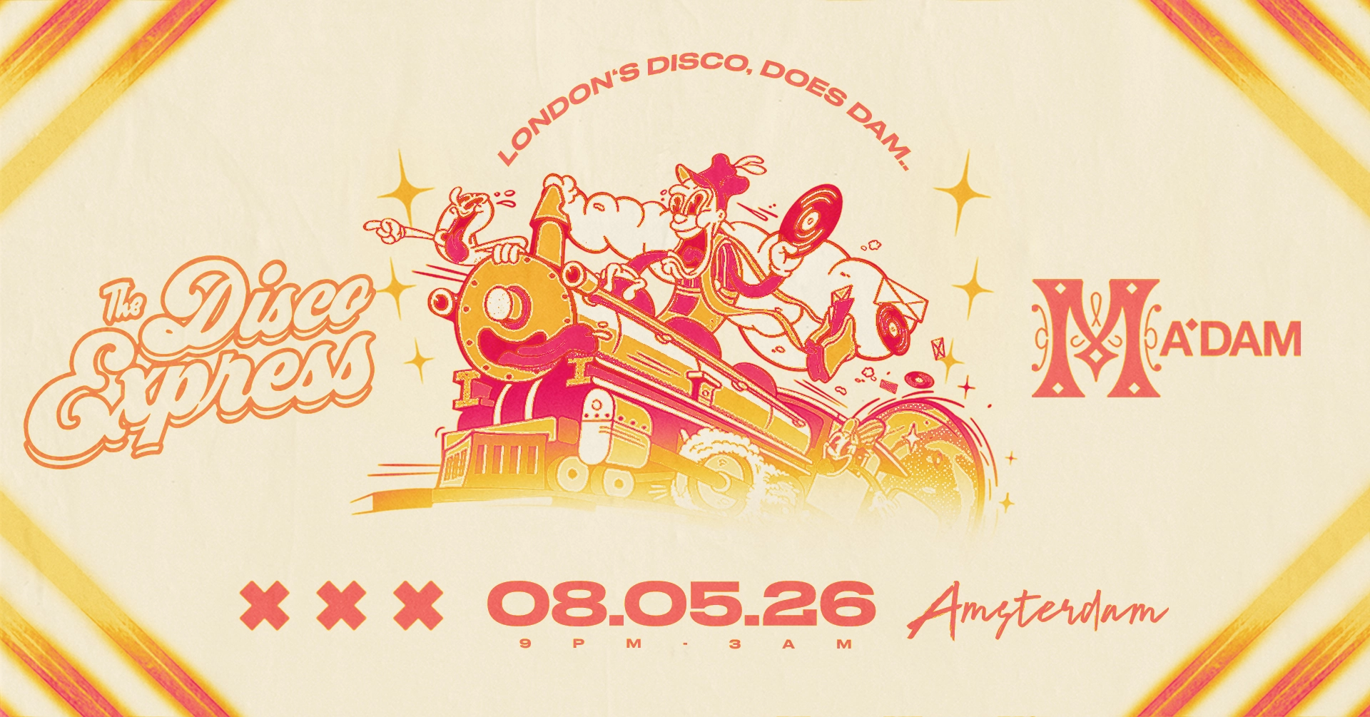 Madam by Night invites: The Disco Express