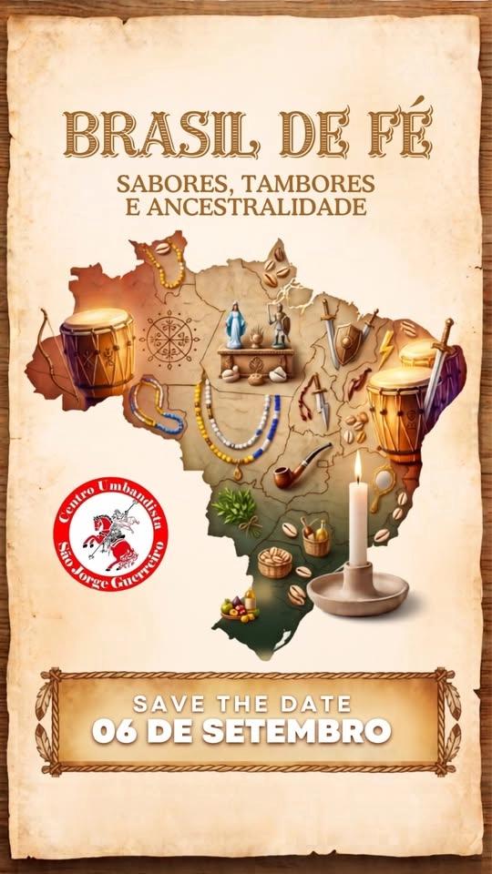 Brasil de Fé - Sabores, tambores e ancestralidade.