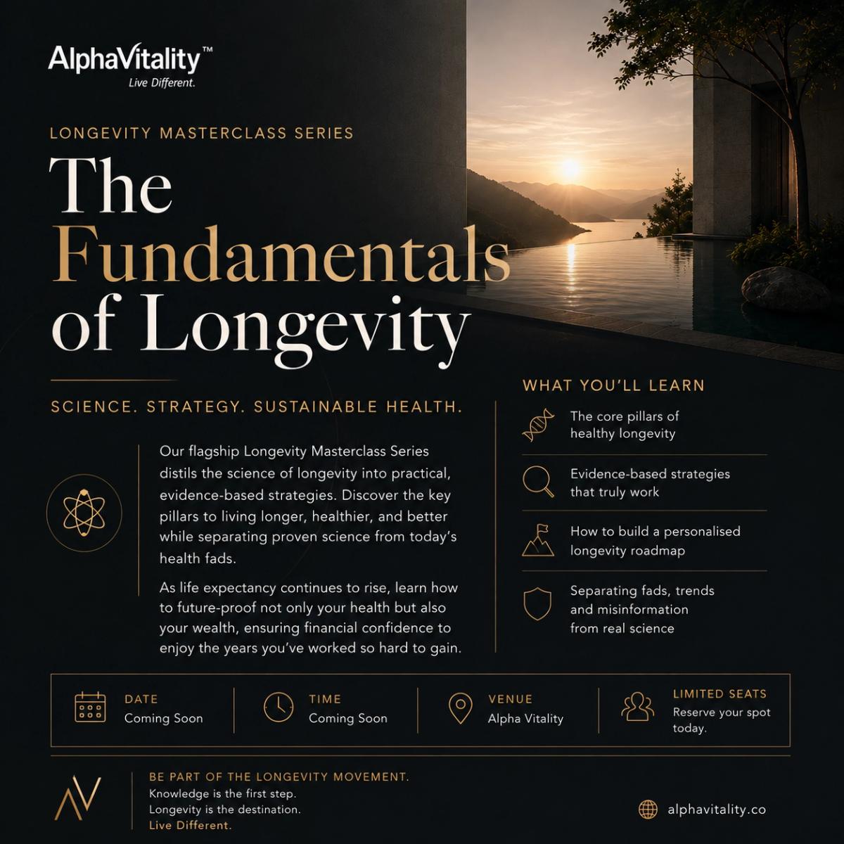 Longevity Masterclass Series: The fundamentals of Longevity