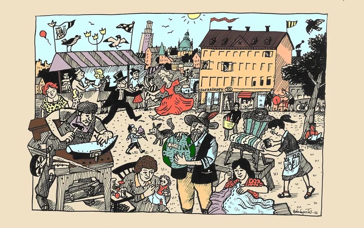 Kom och skapa på Södergårdens Upcyclefest!