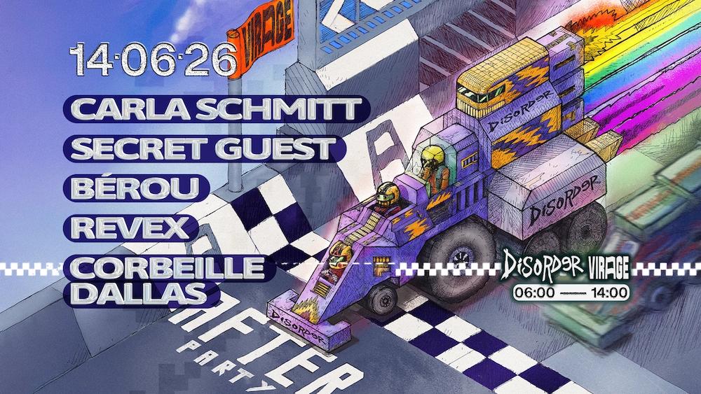 AFTER DISORDER: Carla Schmitt, Bérou, REVEX, Corbeille Dallas