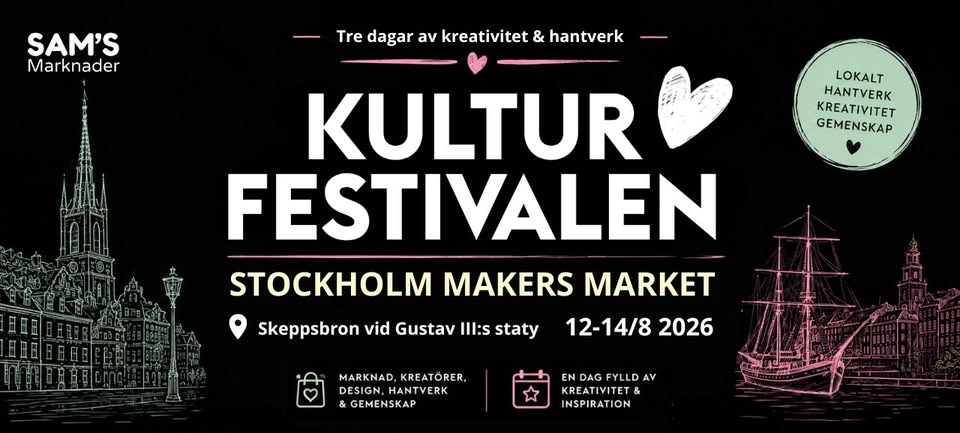 Kulturfestivalen – Stockholm Makers Market