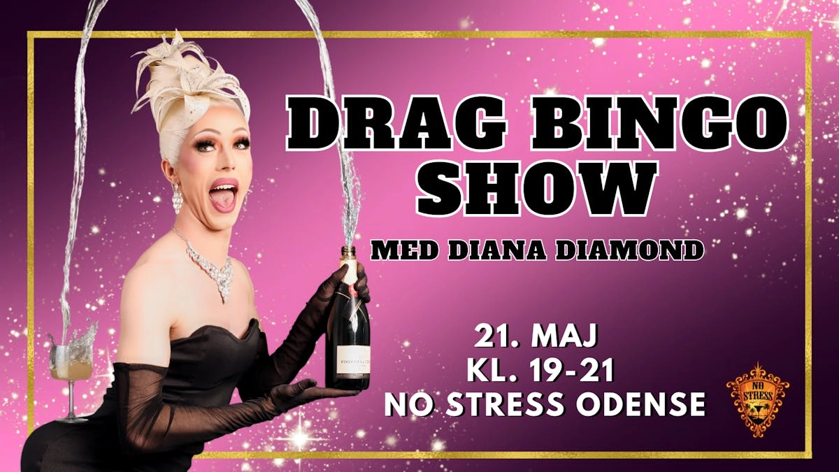 Drag Bingo Show 21/5 på No Stress Odense
