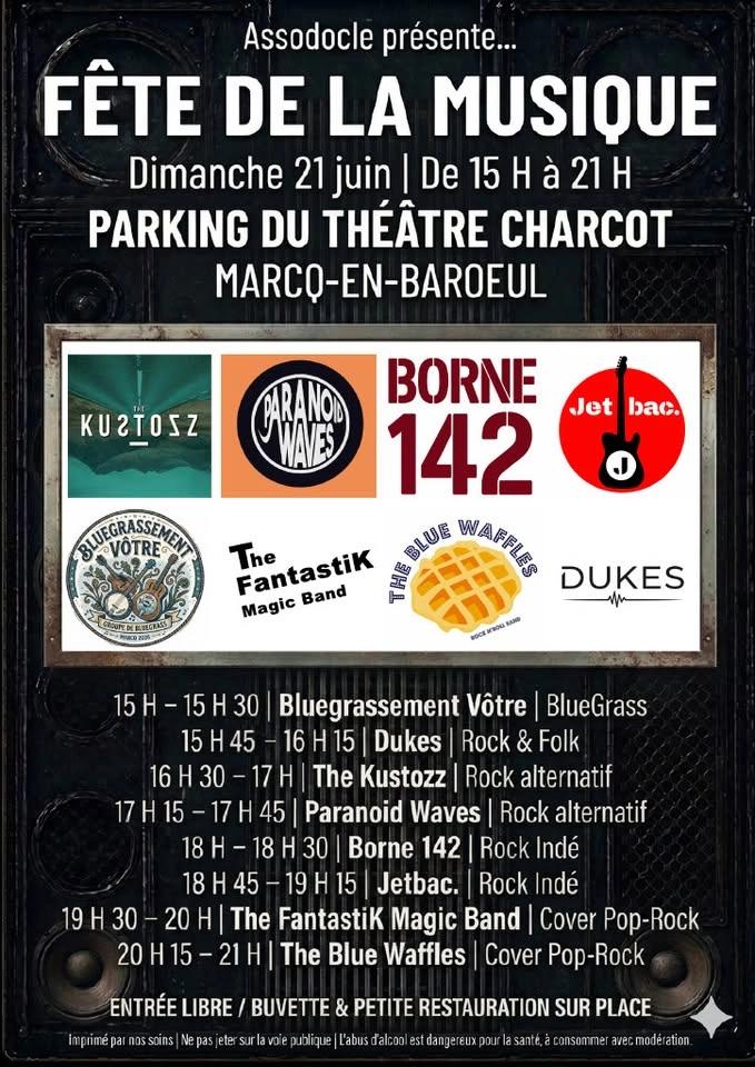 Fête de la musique - Marcq en Baroeul / Parking du Théatre Charcot - Assodocle