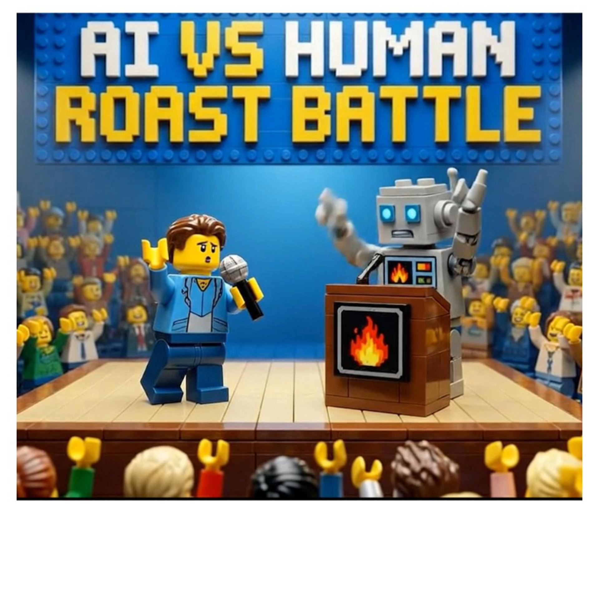 AI vs Human Roast Battle - Open Registration