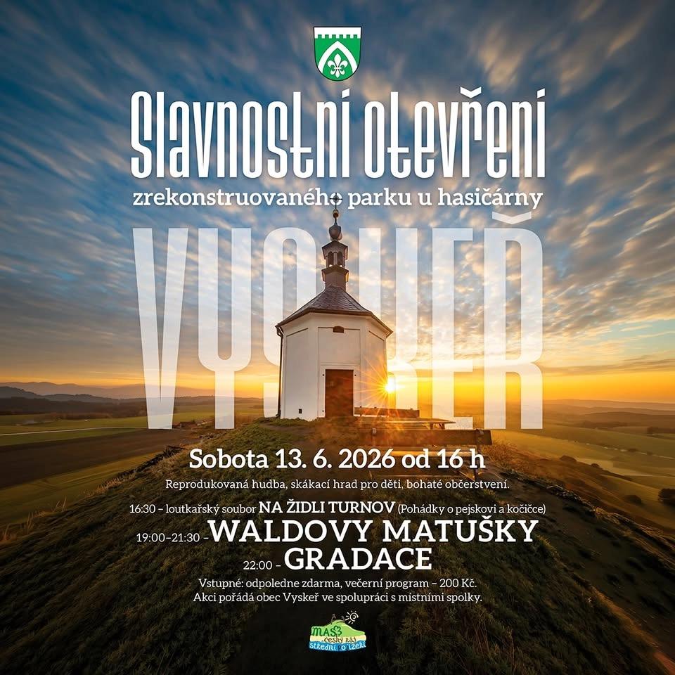 Slavnostní otevření parku u hasičárny