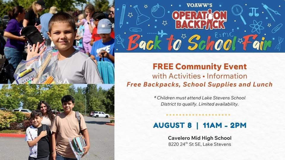 Back to School Fair - FREE Backpacks and Community Resources