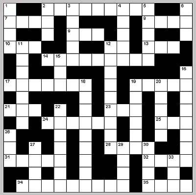 Musikquiz i Korsordsform - Sommarlov