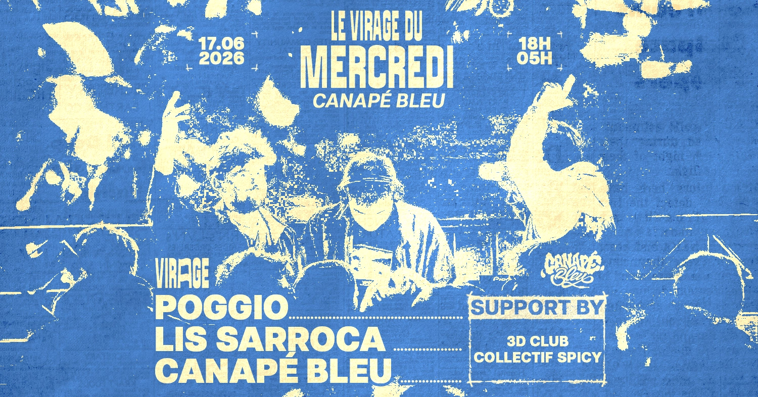 Le Virage du Mercredi x Canapé Bleu: Poggio, Lis Sarroca