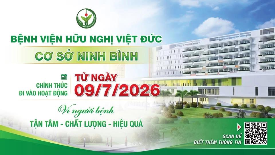 Bệnh viện Hữu nghị Việt Đức - Cơ sở Ninh Bình đi vào hoạt động